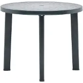 vidaXL Table de jardin vert 89 cm plastique