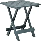 vidaXL Table de jardin pliante verte 45x43x50 cm plastique
