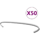 vidaXL Entretoise pour gabion 50 pcs. Acier galvanisé 20 cm