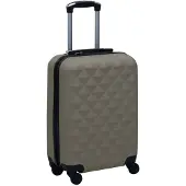 vidaXL Trolley à coque dure Anthracite ABS