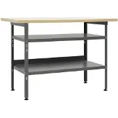 vidaXL Établi Gris 120x60x85 cm Acier