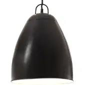 Kamome Vidaxl Lampe suspendue industrielle um 25 W E27 32 cm Schwarz
