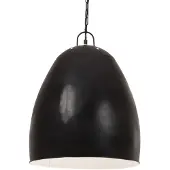 vidaXL Lampe suspendue industrielle um 25 W E27 42 cm Schwarz