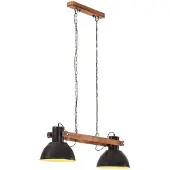 Möbelando Lampe à suspendre style industriel 25 W noir 109 cm E27