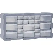 vidaXL Organisateur multi-tiroirs avec 22 tiroirs 49x16x25,5 cm