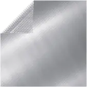 vidaXL Couverture de piscine argentée 450x220 cm PE