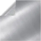 vidaXL Couverture de piscine argentée 975x488 cm PE