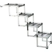 Trixie Folding Ladder Argenté 37 x 70 x 160 cm