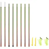 vidaXL Mâts de parasol 2 pcs 250 cm Acier galvanisé