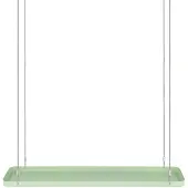 Esschert Design Plateau suspendu pour plantes rectangulaire vert L