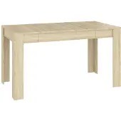 vidaXL Table de salle à manger Chêne Sonoma 140x74,5x76 cm Bois composite