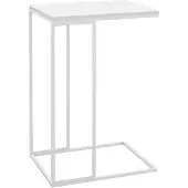 vidaXL Table d'appoint blanche 40x30x59 cm Bois composite