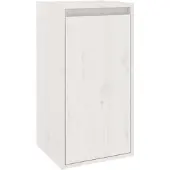 vidaXL Armoire murale Blanc 30x30x60 cm Bois de pin massif