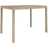 vidaXL Table de salle à manger 110x70x75 cm en bois massif d'acacia
