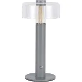 V-TAC Grey Lampes de table rechargeables - IP20 - 1W - 100 lumens - 3000K