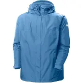 Helly Hansen Aden Plus, veste de pluie, femme, taille plus, bleu