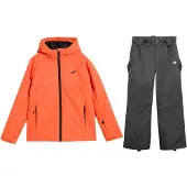 4F Henry, pantalons de ski, junior, noir