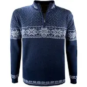 Kama Rune, merino sweater, hommes, bleu marine