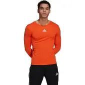 Adidas T-Shirt fonctionnel 'Team Base' orange foncé / blanc