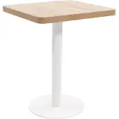 vidaXL Table de bistrot marron clair 60x60 cm MDF