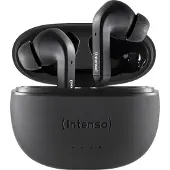 Intenso Black Buds T300A Écouteurs True Wireless Stereo (TWS) Ecouteurs Appels/Musique/Sport/Au quotidien USB Type-C Bluetooth Noir