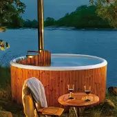 Skargards Hot Tubs Skargards Panel 220 Blanc perle (Pour 6 à 8 personnes)