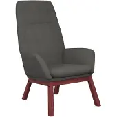 vidaXL Fauteuil relax gris foncé Tissu