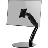 MonLines MTH002B Support de moniteur inclinable/pied de support (Tables, 27", 6.50 kg), Support de moniteur, Noir