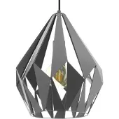 Eglo Lampe suspendue grise Carlton 1 Ø 31cm