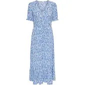 ONLY Robe d’été 'ONLChianti' bleu clair / blanc