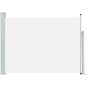 vidaXL Gartenbildschirm ausziehbar 100x500 cm Creme