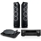 Teufel THEATER 500 + DENON DRA-900H + Pro-Ject Debut S Phono