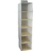 Spirella PENDERIE POUR PULL-6 COMPARTIMENTS 28X28X112CM GRI