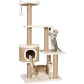 vidaXL Arbre à chat 123 cm Herbe de mer