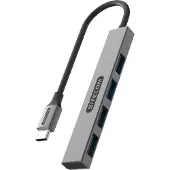 Sitecom CN-5001 Concentrateur d'interface USB 3.2 Gen 1 (3.1 Gen 1) Type-C 480 Mbit/s Noir, Gris