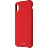 Tellur Coque Liquide Silicone pour iPhone XS rouge (Apple iPhone X, Apple iPhone XS), Coque pour téléphone portable, Rouge