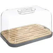 5 Five Boîte à pain en plastique et bambou