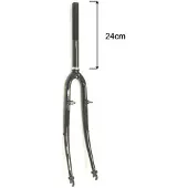 Nobrand Fourche fixe hydride 28 pouces 1 pouce noir