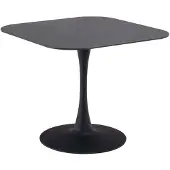 Molecule Malta table de salle à manger 90x90cm noire.