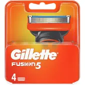 Gillette Fusion 5 Rasierklingen, 4 Ersatzklingen für Nassrasierer mit 5-fach Kli