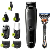 Braun Tondeuse à cheveux sans fil Braun MGK5260 Noir
