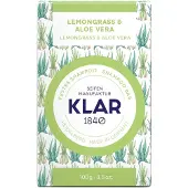 Klar festes Shampoo Lemongrass&Aloe Vera 100g (für fettiges Haar)
