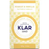 Klar festes Shampoo Muskat&Vanille 100g (für normales Haar)