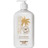 Australian Gold HEMP NATION COCOA : Crème hydratante pour le bronzage, prolonge l'éclat, 535 ml