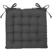 Atmosphera Coussin Pour Chaise De Jardin Gris Foncé 38 X 38 Cm