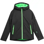 4F Daniel, manteau de ski, junior, noir