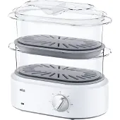 Braun Cuiseur vapeur Identity Collection FS5100WH - Blanc - 850W - 3.1L - Turbo vapeur - Cuiseur à œufs