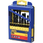 Irwin Coffret métal de 19 forets à métaux HSS PRO tailles meules - Ø 1 à 10 mm par 1/2 mm