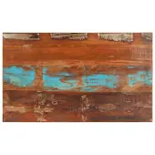 vidaXL Dessus de table rectangulaire 60x100 cm 15-16 mm Bois récupéré