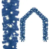 vidaXL Guirlande de Noël avec LED 5 m Bleu